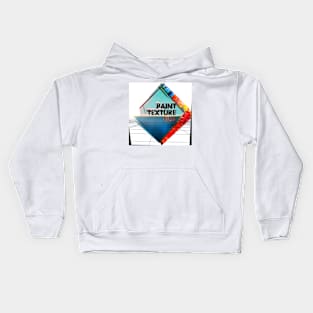 Paint Texture Tile Kids Hoodie